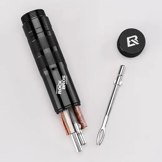 Rockbros Tubeless Tire Repair Kit - Black Foto 4