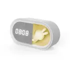 Alarm clock with LED Bunny night light PURE FNL-05 INGRID white long Forever Light Photo
