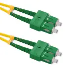 Qoltec Patchcord fiber optic SC/APC - SC/APC | Singlemode | 9/125 | G652D | Duplex | 1.5m — Foto 1
