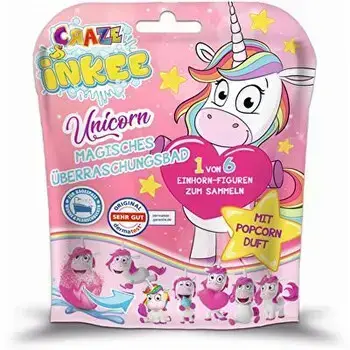 Unicorn Inkee Surprise Bath Fizzer - Šumivá bomba do koupele 1 ks