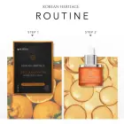KORIKA Korean Heritage Brightening Skin Sheet Mask with Jeju Mandarin & Vitamin B Complex 25g Фото num