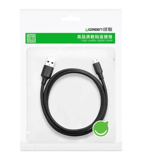 Ugreen USB - micro USB data charging cable2,4 A 480 Mbps 1,5 m black (US289 60137) Foto 17