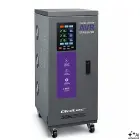 Qoltec Three-phase AVR MULTIPROTECTION voltage stabiliser | 20kVA | Accuracy ± 3% | 3-phase servo motor | LCD — Foto 1