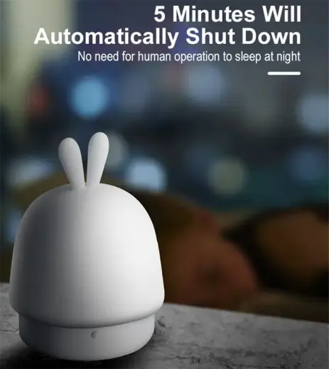 Night lamp W-008 Rabbit blue Foto 12