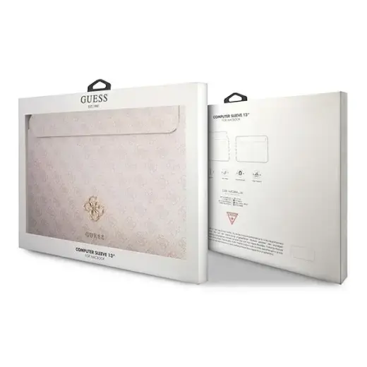 Guess Sleeve GUCS13G4GFPI 13" pink 4G Big Logo Фото num