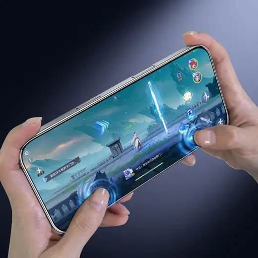 Benks Tempered glass Joy Touch Matte Glass (M070) for Iphone 17 Pro Max black Foto 6