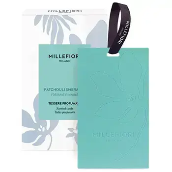 Millefiori Patchouli Smeraldo Scented Cards - Vonná karta ( 3 ks )