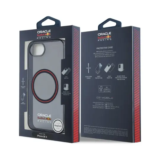 Red Bull Red Ring MagSafe phone case for iPhone 16e blue with MagSafe Photo