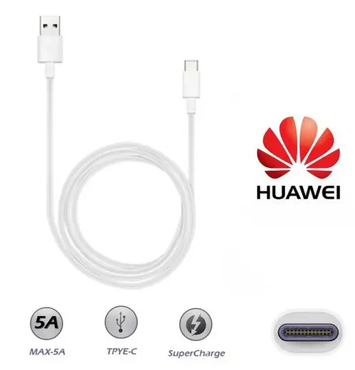 Huawei AP71 провод для передачи данных и зарядки | USB-C | 1m | белый (OEM) Фото num