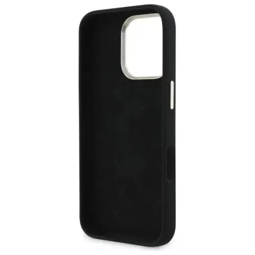 Guess GUHCP16XSMBSLK iPhone 16 Pro Max 6.9" black hardcase Silicone Script Metal Logo & Frame Foto 7