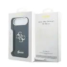 Guess IML 4G Script Metal Logo Case for iPhone Air Blue Foto 6