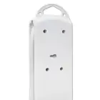 Qoltec Surge protector | 8 sockets | 1.5m | White — Foto 8