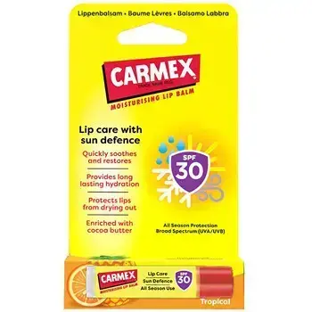 Carmex Sun Defense Tropical Lip Balm SPF 30 - Balzám na rty 4.2g