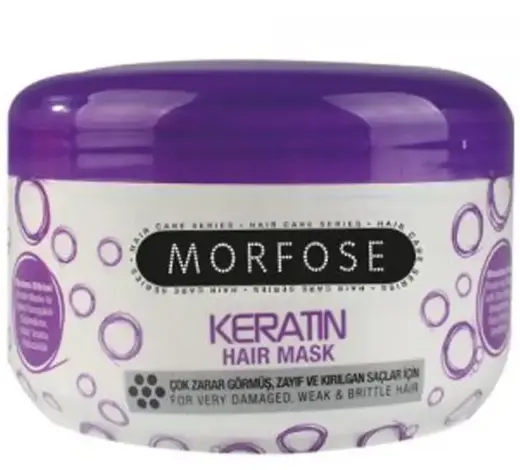 Product Features:- Enriched with keratin, this restorative mask deeply nourishes damaged hair, restoring its health and shine.- Its intensive formula penetrates the hair fibers, restructuring and fortifying the hair from the inside.- Ideal for chi has undergone chemical treatments or has hair damaged by excessive heat or styling.Recommendations for use:- Apply the mask to damp hair, distributing it evenly from roots to ends.- Leave to act for at least 10-15 minutes to maximize the benefits.- Rin