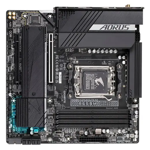 Motherboard B650M AORUS ELITE AX AM5 4DDR5 HDMI|DP mATX Фото num