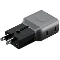 Wall charger Energea TravelGo Adapter 45 2xUSB-C 45W graphite-black Photo