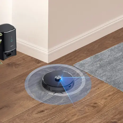 UWANT U100 Robot Vacuum Cleaner with Mop Function + Charging|Cleaning Station - Black Foto 14