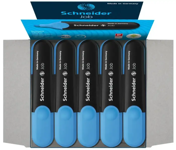 Teksta marķieris SCHNEIDER JOB, zils Foto 8