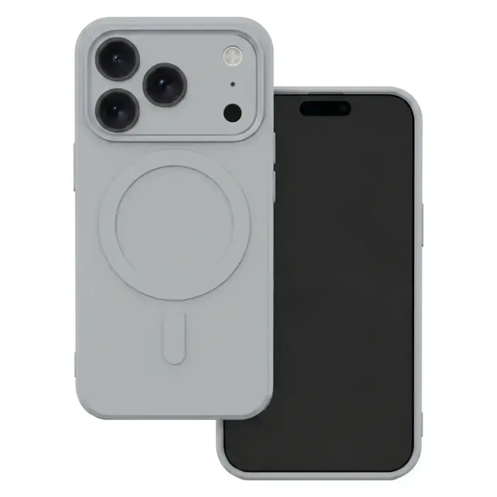 Simple Color Mag case for iPhone 17 Pro 6,3" / 18 Pro 6,3" silver