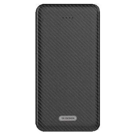 YK-DESIGN YKP-021 внешний аккумулятор (powerbank) | 10000 mAh | 10.5W | USB-A, Micro USB | черный