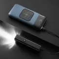 Rockbros 24610002001 front bicycle light 1000 lm + USB-C - USB-A cable - black Photo