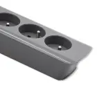 Qoltec Power strip | 5 sockets | 1.8m | Grey — Foto 7