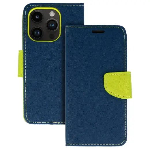 Fancy Case for Samsung Galaxy S22 navy-lime