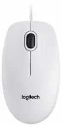 Logitech B100 computer mouse 800 DPI | USB white