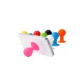 Phone holder with a round head - red Photo
