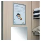 Pašlīpoša kabata DURABLE DURAFRAME® A4, ar rāmi, sudraba krāsā, 2 gab./iepak. Фото num