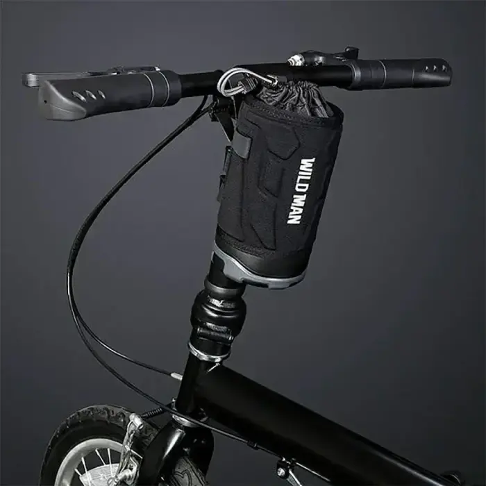 WILDMAN traveling bag for bottle cage for bike handlebad 1L R1 black Photo