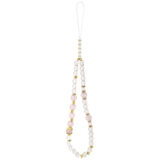 Guess IML Flowers Strap MagSafe Case for iPhone 17 Pro Max Pink Фото num