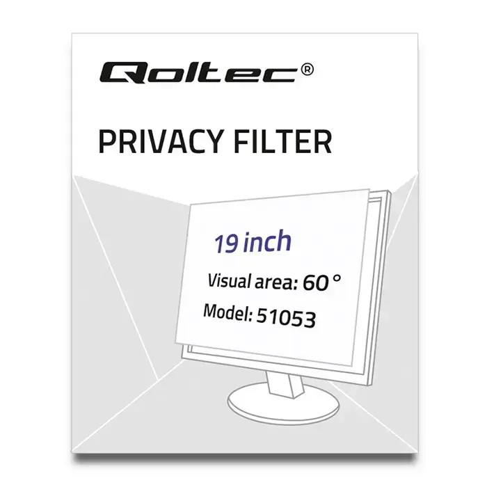 Qoltec Privacy filter 19" | 5:4 | Eye protection | for monitor Foto 3