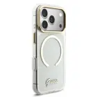 Guess IML Glitter Script Strap MagSafe Case for iPhone 17 Pro Transparent Foto 2