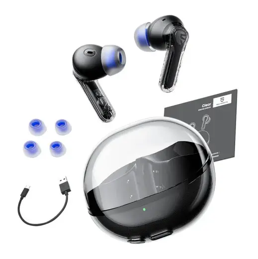 Earphones Soundpeats Clear (black) Foto 5