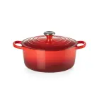 Le Creuset Чугунная кастрюля круглая Ø26см / 5,3л красная Фото num