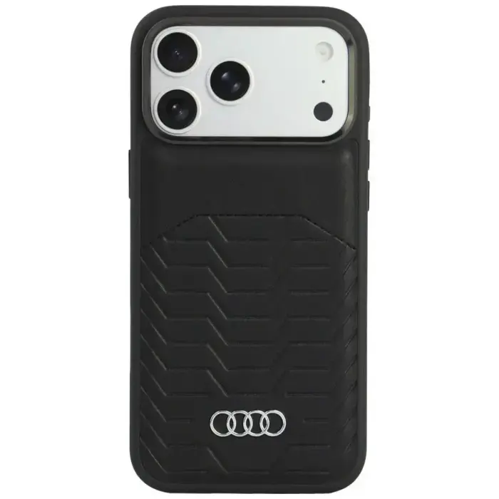 Case Audi GT Synthetic Leather MagSafe for iPhone 18 Pro Max / 17 Pro Max black
