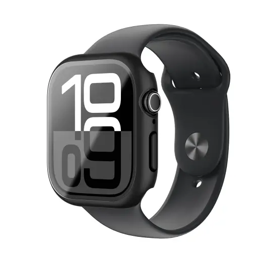 AmazingThing Radix Glass Case for Apple Watch 42mm - Black Фото num