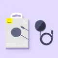 Baseus Simple Mini3 magnetic charger MagSafe Qi 15W blue Photo