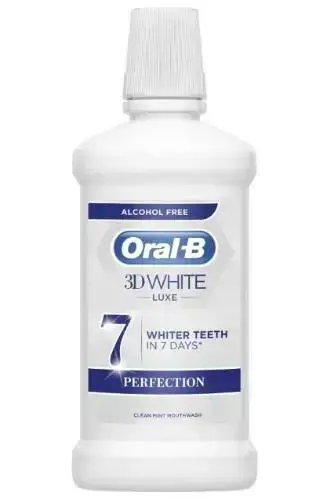 Mutes skalojamais līdzeklis  ORAL-B 3D White Luxe Perfection, 500 ml