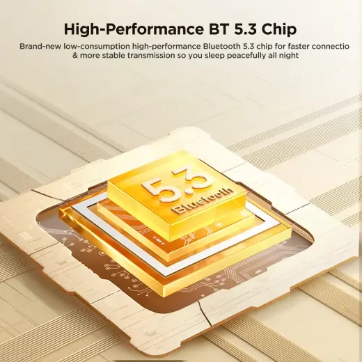 Joyroom JR-TS1 Cozydots Series TWS headphones with Bluetooth 5.3 and noise cancellation - white Foto 11