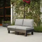 Garden sofa two-seater Elements 2 Seater gray/light gray — Photo 5