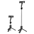 Borofone Selfie Stick BY14 Graceful bluetooth with tripod and remote control black Foto 2