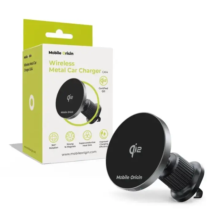 Mobile Origin Wireless Metal Car Charger CA14