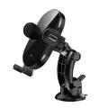 Usams CD131 car holder with wireless charger 15W | 2A black Photo