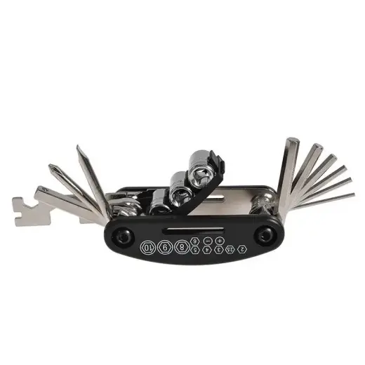 Rockbros GJ1601 16-in-1 multi-tool for bicycle repair - black Foto 3