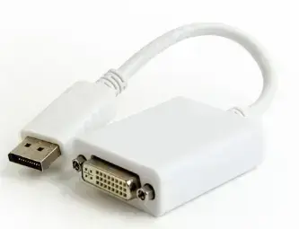 Gembird DisplayPort Male - DVI Female White 4K Foto 2