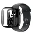 AmazingThing Radix Glass Case for Apple Watch 42mm - Black Фото num