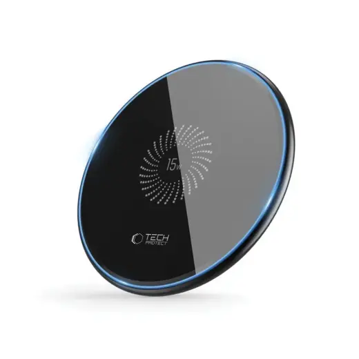 Tech-Protect QI15W-C1 15W inductive charger - black Фото num