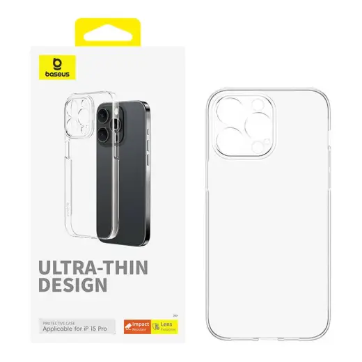 Phone Case for iPhone 15 Pro Baseus OS-Lucent Series (Clear) Photo